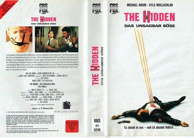 (FSK 18) VHS Videokassette - The Hidden - Das unsagbar Böse - Kyle MacLachlan - Bild 1 von 3