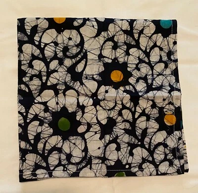 BOHO Pañuelo Bufanda 100% Algodón Hermosos Patrones Estampado en Bloque 20"x20" Foto 1 de 4