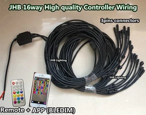 Parts: JHB APP Remote 16Way Controller Wiring for CHASING Strips Rock Lights ... - Picture 1 of 4