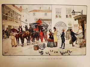A. Ludovici Charles Dickens Pip & Estella Print - Picture 1 of 13