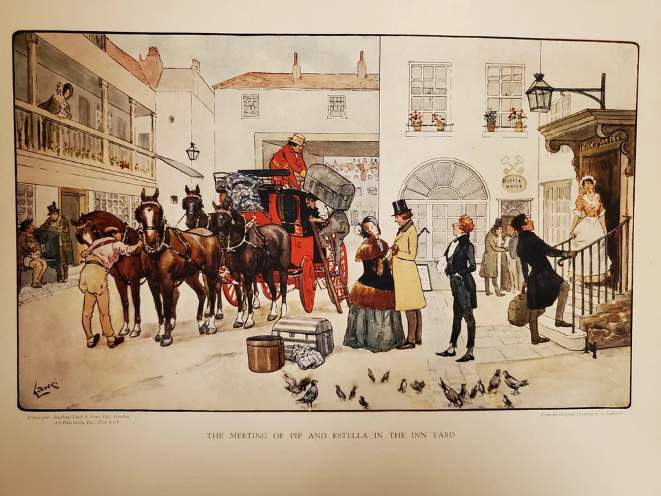 A. Ludovici Чарльз Диккенс Pip & Estella печати - Изображение 1 из 4