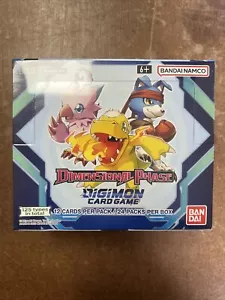 Digimon TCG Dimensional Phase Booster Box Sealed English - Picture 1 of 1