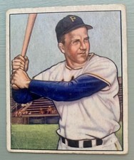 Ralph Kiner 1950 BOWMAN #33 Pittsburgh PIRATES HOF VG-EX New York METS TV Legend