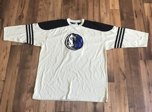Dallas Mavericks Dirk 3/4 Sleeve T Shirt Dirty 41 NBA Size XXL Embroidered Nice - Picture 1 of 12