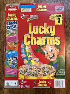 Caja de cereales General Mills Lucky Charms 2001 - Seeing Stars - Imagen 1 de 2