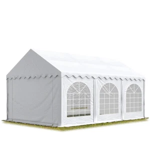 3x6 m PVC Partyzelt Gartenzelt Pavillon Festzelt Bierzelt weiß schwerentflammbar - Bild 1 von 1