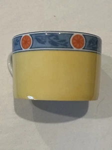 SITE COROT Korfu Made in Limoges Frankreich gelb blau Tassen 5er Set feines China - Bild 1 von 4