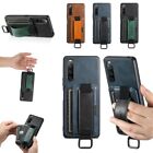 Card Slot Holder Leather Shockproof Phone Case For Sony Xperia 10V 10IV 5V 1IV