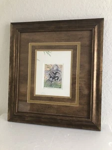 FLORIDA PANTHER KITTEN RENDERING FRAMED AND SIGNED BY ARTIST. - Picture 1 of 12