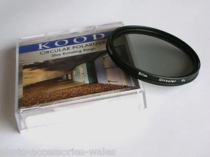 KOOD 72MM SLIM MOUNT CIRCULAR POLARISING FILTER C-PL PLC CPL - Picture 1 of 1