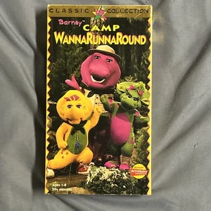 Barney's Barney Camp WannaRunnaRound Classic Collection VHS 1997 -**MOLD** - Picture 1 of 7