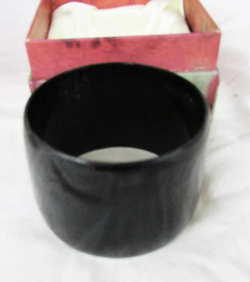 Pulseira de chifre de búfalo escolha de pulseira preta ou punho bege/cru - Imagem 1 de 1