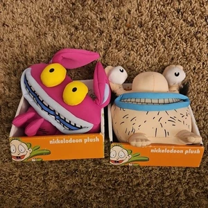 Nickelodeon Plush - Ickis and Krumm - Aaahh!!! Real Monsters - Brand New - Picture 1 of 7