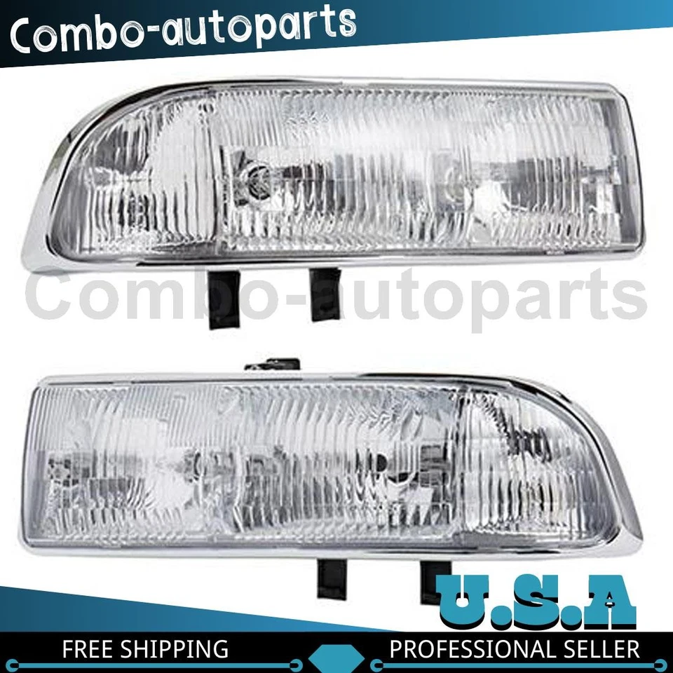Conjunto de faros izquierdo derecho para Chevrolet S10 1998-2004 Foto 1 de 3