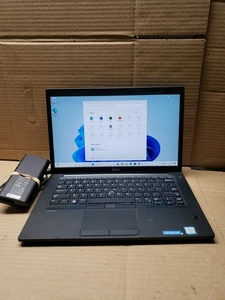 Dell Latitude 7480 Laptop Intel Core i7 7600U 2.8GHz 16GB RAM 256GB SSD W11 - Picture 1 of 9