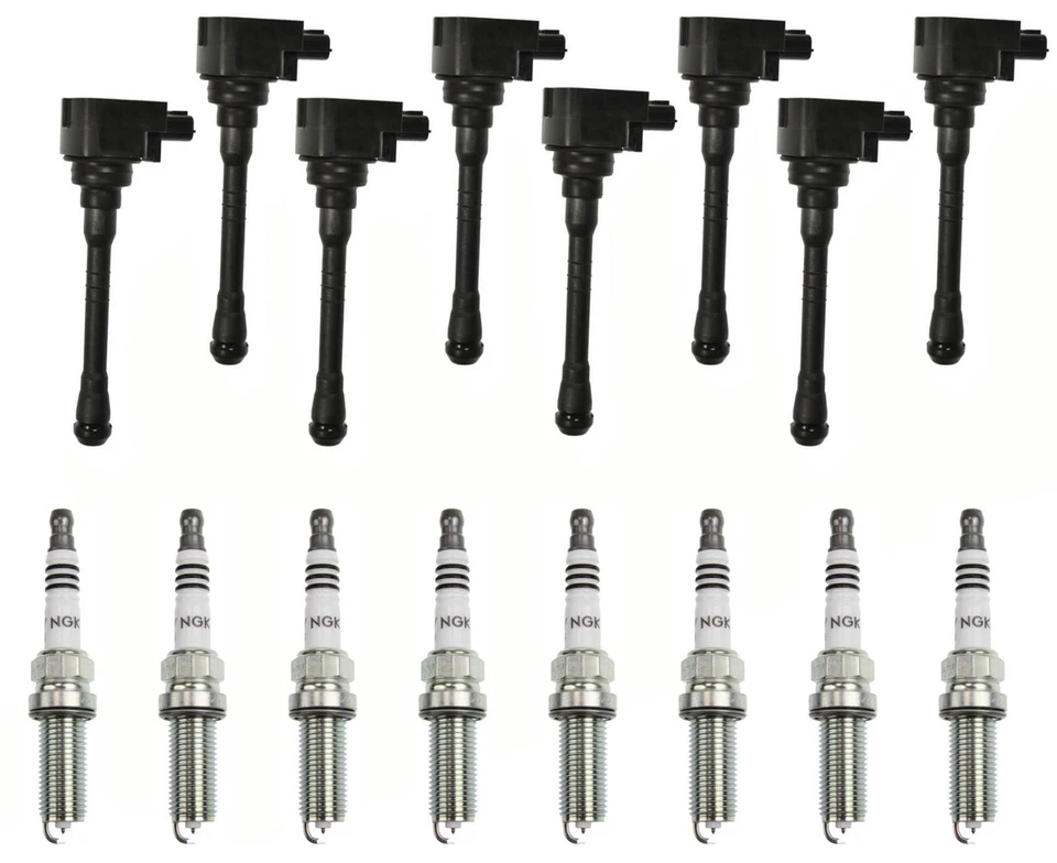 8 bobinas de encendido directo bujías de iridio para Nissan Titan 5,6 L 2017-2021 Foto 1 de 4