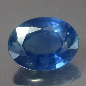 IMPRESIONANTE AA OVALADO SOLO TÉRMICO ZAFIRO AZUL NATURAL de 1,64 quilates - Imagen 1 de 3