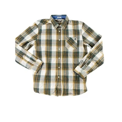 men's large plaid Volcom casual button up good condition long sleeve - Image 1 of 4