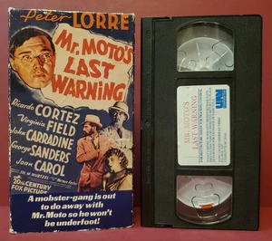 VHS Mr. Moto's Last Warning - Peter Lorre *BUY 2 GET 1 FREE* - Bild 1 von 5