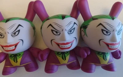 Kidrobot 3" Dunny DC Joker And Batman - Image 1 of 2