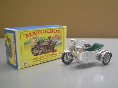 Matchbox Models of Yesteryear Y-8 Sunbeam Motorcycle and Sidecar MIB Superb - Image 1 of 4