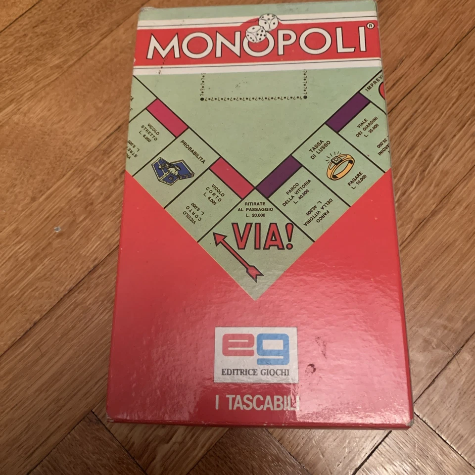Monopoli I Tascabili EG Editrice Giochi Parker Brothers Art N 2130 - Imagen 1 de 4