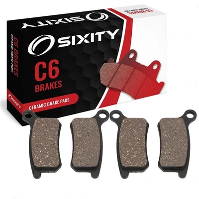 Juego de pastillas de freno delanteras + traseras cerámicas 2007-2011 KTM 105 SX kit completo vi Foto 1 de 4