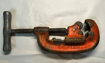 Ridgid No. 42 A Four Wheel Pipe Cutter 1/2” To 2” Diameter Rigid Tool Co 42a - Image 1 of 4