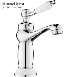 Vintage bathroom sink, luxury Victorian basin mixer tap - Picture 1 of 6