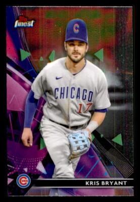 2021 Finest Kris Bryant #34 Chicago Cubs - Image 1 of 2