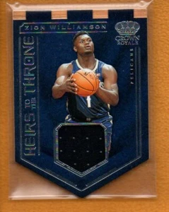 Zion Williamson 2019-20 Crown Royale BK Heirs to the Throne Rookie RC Jersey - Picture 1 of 4