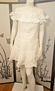 MINIVESTIDO ZARA SIN TIRANTES 2794/994 Blanco Talla XL - Imagen 1 de 6