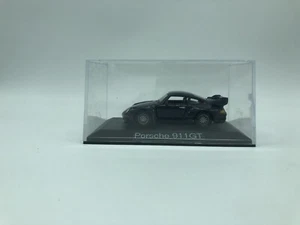 Modell Auto Porsche 911 Gt Blau - Edicola - Skala 1:43 Mit Schaukasten E Strip - Picture 1 of 2
