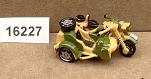 MICRO MÁQUINAS MOTO MILITAR BMW R75 Con Coche Lateral - Imagen 1 de 3