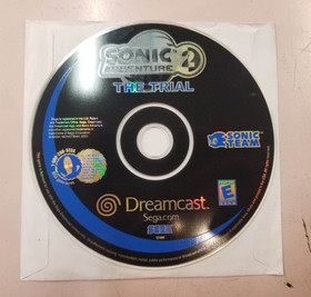 Sega Dreamcast Sonic Adventure 2 The Trial Demo DISC ONLY Loose AS IS See Desc.