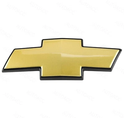 New Front Grille Emblem Gold Bow Tie for Chevrolet Avalanche Tahoe Suburban - Image 1 of 3