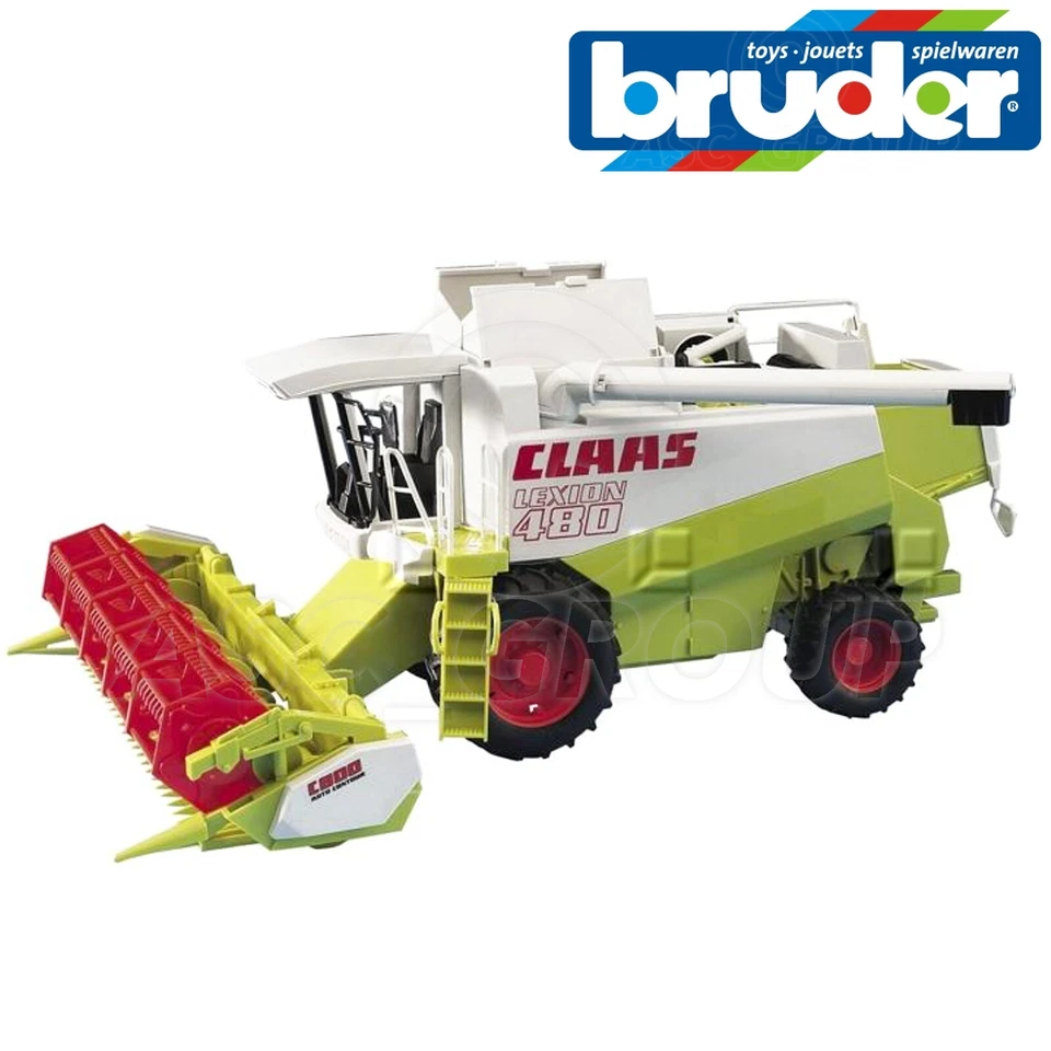 Bruder Giocattoli 02120 Claas Lexion 480 Mietitrebbiatrice 1:20 Scala Modello - Immagine 1 di 2