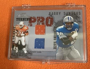 Barry Sanders 2005 Duel Jersey Turning Pro TP-2 #110/250 Oklahoma - Lions - Picture 1 of 6