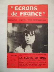 ECRANS DE FRANCE N°366 06/1966 LA GUERRE EST FINIE Geneviève Bujold Yves Montand - Picture 1 of 2
