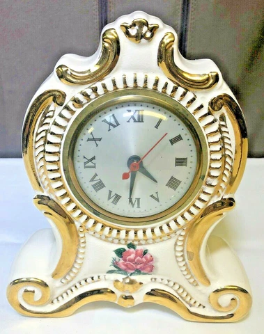 Rosebud Mantel Clock Cover
