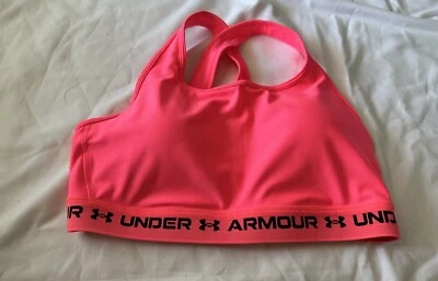 UNDER ARMOUR women's Infinity Fitted Crossback Sports Bra, XLg - Image 1 of 3