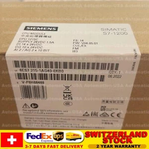 2022 Newest Siemens 6ES7215-1AG40-0XB0 6ES7215-1AG40-0XB0 Fast Shipping US Stock - Bild 1 von 5