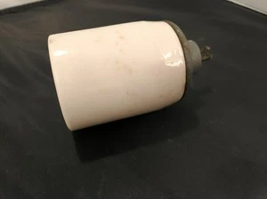 Oversized Leviton Ceramic Light Socket from church chandelier - Picture 1 of 3