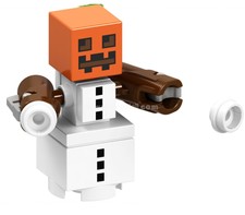 lego minecraft snowman