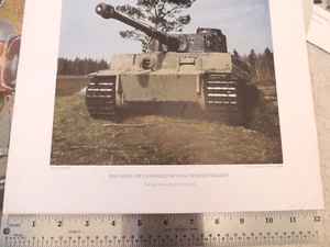 WW2 German Army Das Heer 1942 Propaganda OKW Complete Set 52 Prints Tiger MG34 - Picture 1 of 12