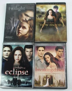 The Twilight Saga 4 Movie Dvds Twilight, New Moon, Eclipse, Breaking Dawn Part 1 - Picture 1 of 4