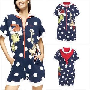 Peter Alexander Women Christmas The Grinch One-Piece PJ Pyjama Various Sizes NWT - Picture 1 of 5