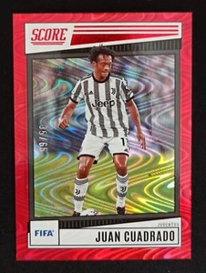 Panini FIFA Score 2022/23 Juan Cuadrado Red Swirl Parallel 35/65 - Zdjęcie 1 z 2