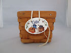 Longaberger 1997 small berry basket 5 x 5 x 4 with protector 83-9 signed