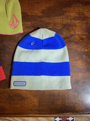 Volcom Drama Beanie Snowboard Ski Hat Brand New Gray / Blue - Image 1 of 2